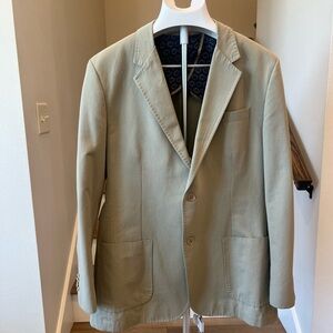 Brooksfield Beige Jacket with Navy Accents